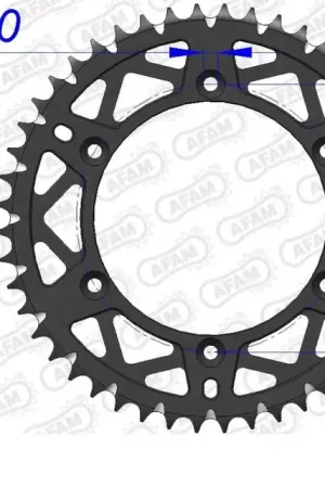Nieuw AFAM - REAR ALU 48T, 520 - Sprockets - Compatibel met Husqvarna en Suzuki