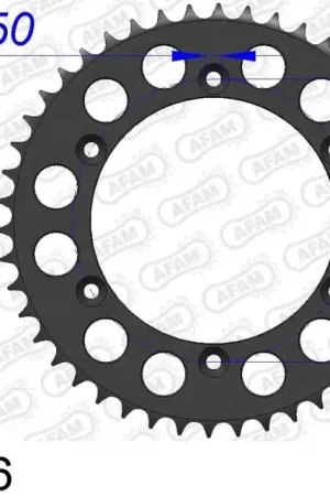 Limited Edition AFAM - REAR ALU 46T, 520 - Sprockets - Lichtgewicht Aluminium