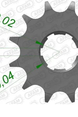 AFAM - FRONT 11T, 428 - Sprockets - 11 Tanden Beperkte Voorraad