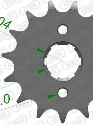 In De Mode AFAM - FRONT 16T, 428 - Sprockets - Geen specifieke modellen