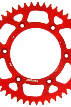 SUPERSPROX - REAR ALU 49T, RED, 520 - Sprockets - Aluminium Dagaanbieding