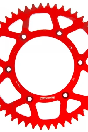 SUPERSPROX - REAR ALU 52T, RED, 520 - Sprockets - Aluminium Tijdelijk Beschikbaar