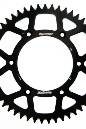 Voordeelprijs SUPERSPROX - REAR ALU 53T - Sprockets - Zwart, Lichtgewicht
