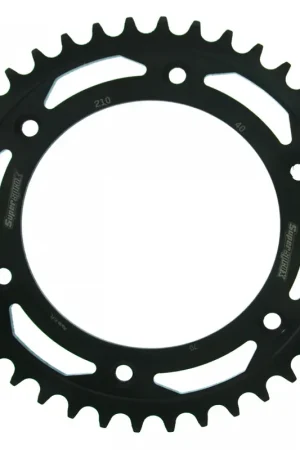 SUPERSPROX - REAR STEEL 40T, BLACK, 520 - Sprockets - Staal Koopje