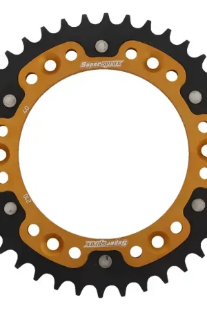 SUPERSPROX - REAR STEALTH 40T, GOLD, 520 - Sprockets - 40T Modern