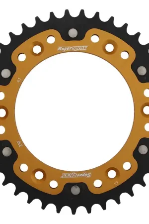 Garantie Inbegrepen SUPERSPROX - REAR STEALTH 41T, GOLD, 520 - Sprockets - Kwaliteit en Prestaties