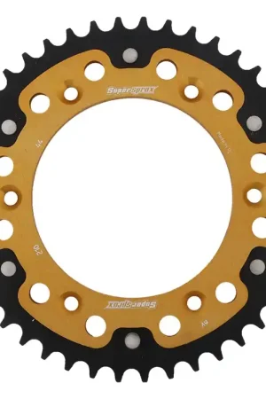 SUPERSPROX - REAR STEALTH 44T, GOLD, 520 - Sprockets - 44T Exclusieve Aanbieding