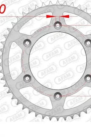 AFAM - REAR STEEL 49T, 520 - Sprockets - Duurzaam en Betrouwbaar Betaalbaar