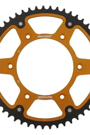 Luxe SUPERSPROX - REAR STEALTH 53T, GOLD, 520 - Sprockets - Hoogwaardige kwaliteit