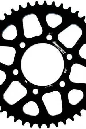 Superprijs SUPERSPROX - REAR ALU 46T, BLACK, 520 - Sprockets - Aluminium