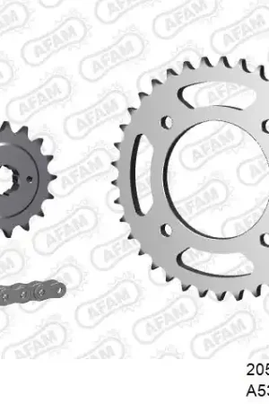 AFAM - 530XMR3 100 MRS - Chain Kits - STEEL Beperkt Aanbod