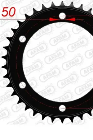 Populair AFAM - REAR STEEL 40T, 530 - Sprockets - Geschikt voor diverse Yamaha modellen
