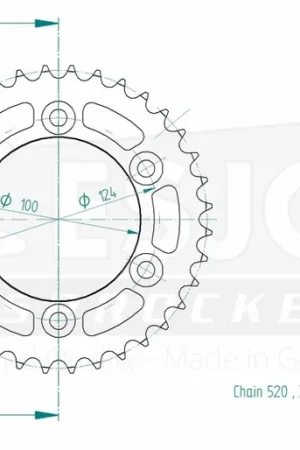 ESJOT - REAR STEEL 36T, 520 - Sprockets - Duurzaam en Betrouwbaar Bestel Nu
