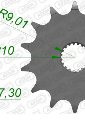 AFAM - FRONT 13T, 520 - Sprockets - Geschikt voor Honda CR 125 R Dagaanbieding