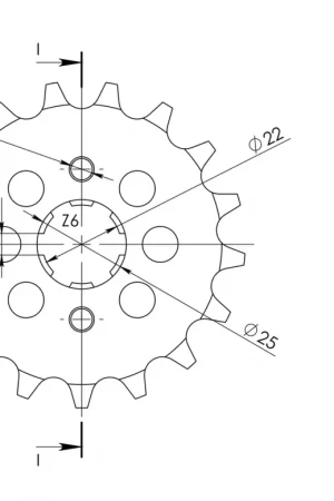 SUPERSPROX - FRONT 15T, 530 - Sprockets - 15T Nieuwe Collectie