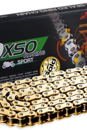 RK - GB520XSO2 - Chain Kits - 108 CLF RIVET & SPROCKETS Garantie Inbegrepen