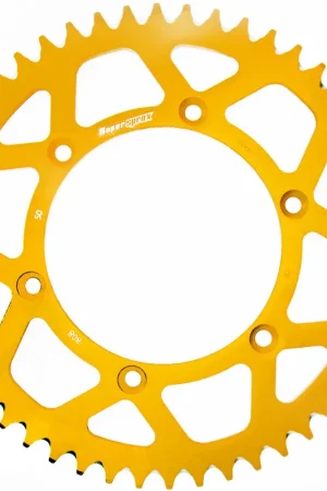 SUPERSPROX - REAR ALU 50T, GOLD, 520 - Sprockets - Lichtgewicht en duurzaam Handgemaakt