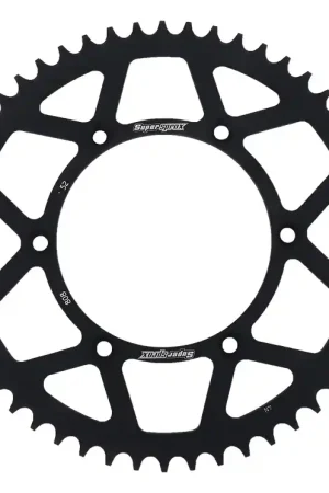 SUPERSPROX - REAR ALU 52T - Sprockets - BLACK, 520 Topkwaliteit