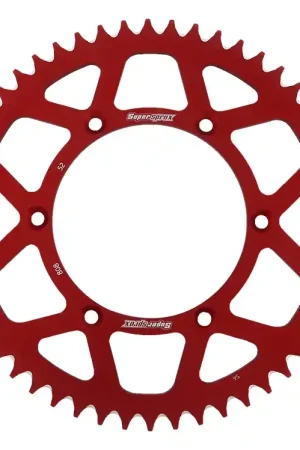 Exclusieve Aanbieding SUPERSPROX - REAR ALU 52T - Sprockets - Rood
