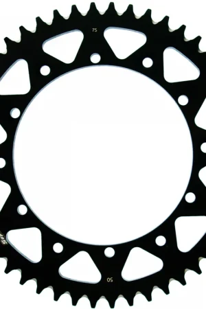 SUPERSPROX - REAR ALU 50T, BLACK, 520 - Sprockets - Aluminium Direct Verzonden