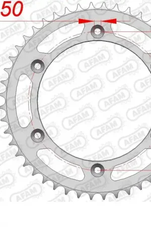 AFAM - REAR STEEL 48T, 520 - Sprockets - Kwaliteit en Compatibiliteit Nu Kopen