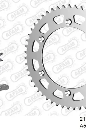 AFAM - 520XRR3 108 ARS (CLIP) GOLD & SPROCKETS - STEEL Aanbieding