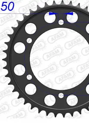 Plaats Bestelling AFAM - REAR ALU 43T, 530 - Sprockets - Aluminium