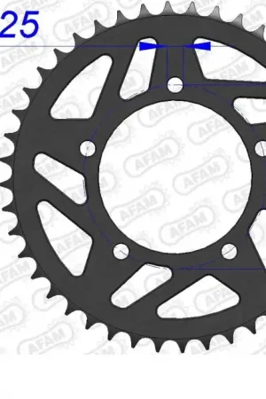 Laatste Kans AFAM - REAR ALU 41T, 520 - Sprockets - Compatibel met Aprilia modellen