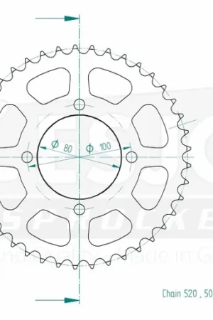 Plaats Bestelling ESJOT - REAR STEEL 41T, 520 - Sprockets - Geschikt voor Suzuki modellen