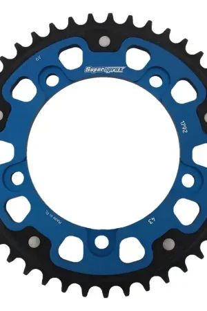 SUPERSPROX - REAR STEALTH 43T - Sprockets - Blauw 525 Gratis Verzending