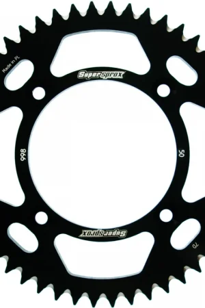 Merkproduct SUPERSPROX - REAR ALU 50T, BLACK, 428 - Sprockets - Aluminium