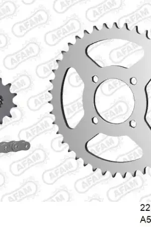 AFAM - 520XRR3 102 ARS (CLIP) GOLD & SPROCKETS - STEEL Direct Beschikbaar