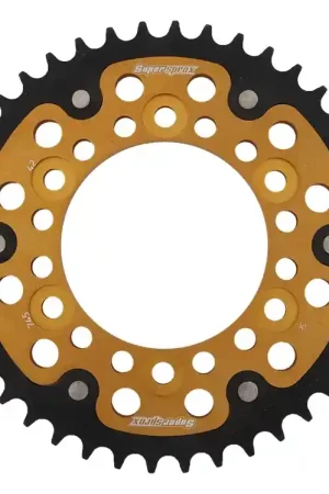 Korting SUPERSPROX - REAR STEALTH 42T, GOLD, 525 - Sprockets - Compatibel met Ducati