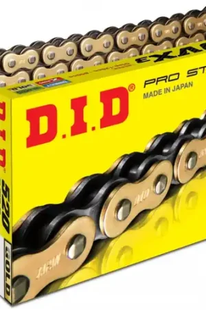 Direct Beschikbaar DID - 520VX3 G&B - Chain Kits - 112 ZJ RIVET & SPROCKETS