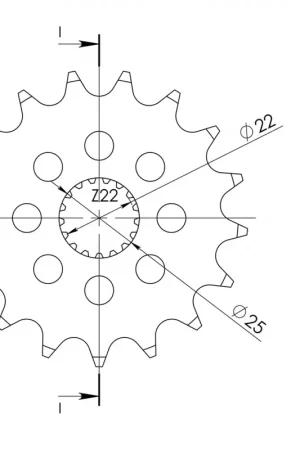 Gereduceerde Prijs SUPERSPROX - FRONT 16T, 520 - Sprockets - Compatibel met Aprilia