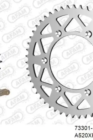 Authentiek AFAM - 520XRR3 116 ARS (CLIP) GOLD & SPROCKETS - ALU