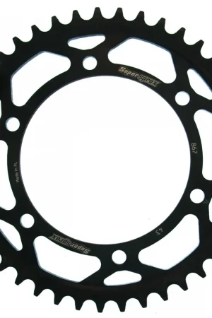 Betrouwbaar SUPERSPROX - REAR STEEL 43T, BLACK, 525 - Sprockets - Geschikt voor Yamaha Tdm 850