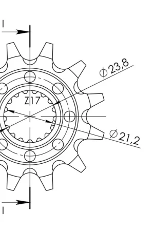 Wereldwijde Verzending SUPERSPROX - FRONT 12T, 520 - Sprockets - Compatibel met meerdere Suzuki modellen