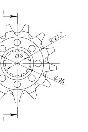 SUPERSPROX - FRONT 14T, 520 - Sprockets - Compatibiliteit met Kawasaki Beste Prijs