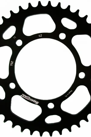 SUPERSPROX - REAR ALU 42T, BLACK, 525 - Sprockets - Aluminium Koop Online