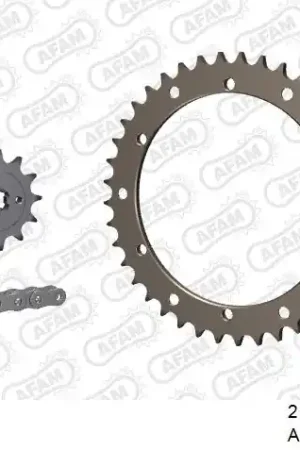 Betaalbaar AFAM - 520XRR3 92 ARS (CLIP) GOLD & SPROCKETS - Chain Kits - ALU