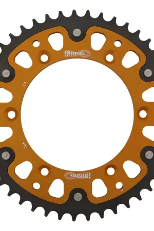 SUPERSPROX - REAR STEALTH 47T - Sprockets - GOLD, 520 Exclusief