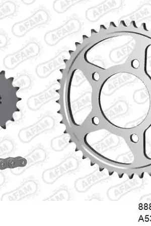 AFAM - 530XMR3 114 MRS - Chain Kits - STALEN RIVET Finale Uitverkoop