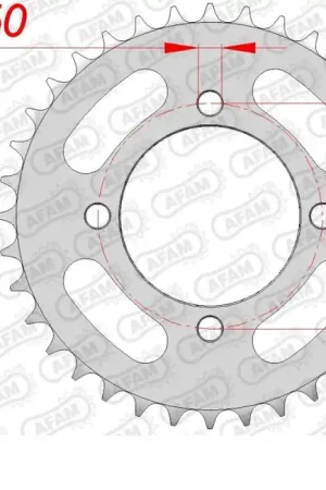 Betaalbaar AFAM - REAR STEEL 32T, 420 - Sprockets - Geschikt voor Yamaha