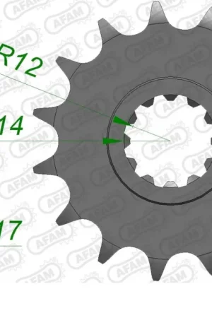 Bulkbestelling AFAM - FRONT 16T, 530 - Sprockets - Geschikt voor Honda CBR 600