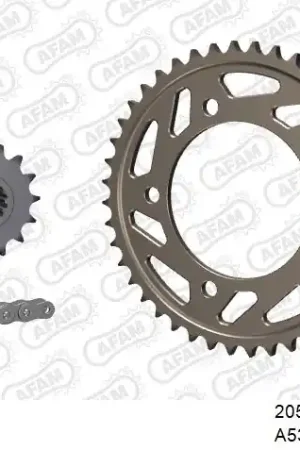 AFAM - 530XMR3 108 MRS (RIVET) & SPROCKETS - Chain Kits - ALU Bestel Nu