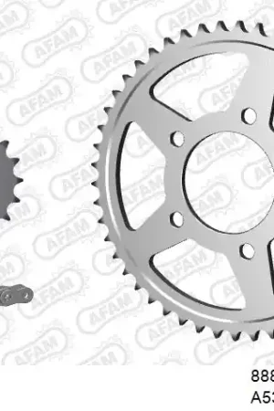 AFAM - 530XMR3 114 MRS - Chain Kits - Steel Garantie Inbegrepen