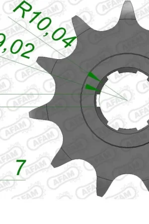 Beperkte Voorraad AFAM - FRONT 11T, 520 - Sprockets - Geschikt voor Honda modellen