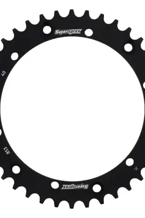Rechtstreeks Van De Fabrikant SUPERSPROX - REAR ALU 40T, BLACK, 520 - Sprockets - Lichtgewicht en Duurzaam