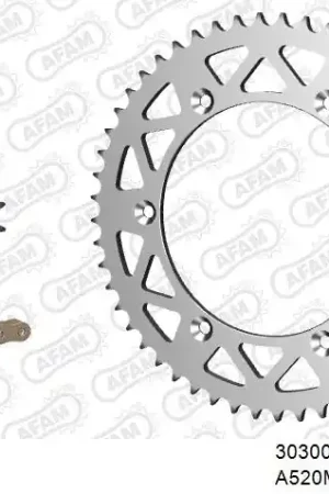 Weekendaanbieding AFAM - 520MR2 116 ARS (CLIP) GOLD & SPROCKETS - Chain Kits - ALU
